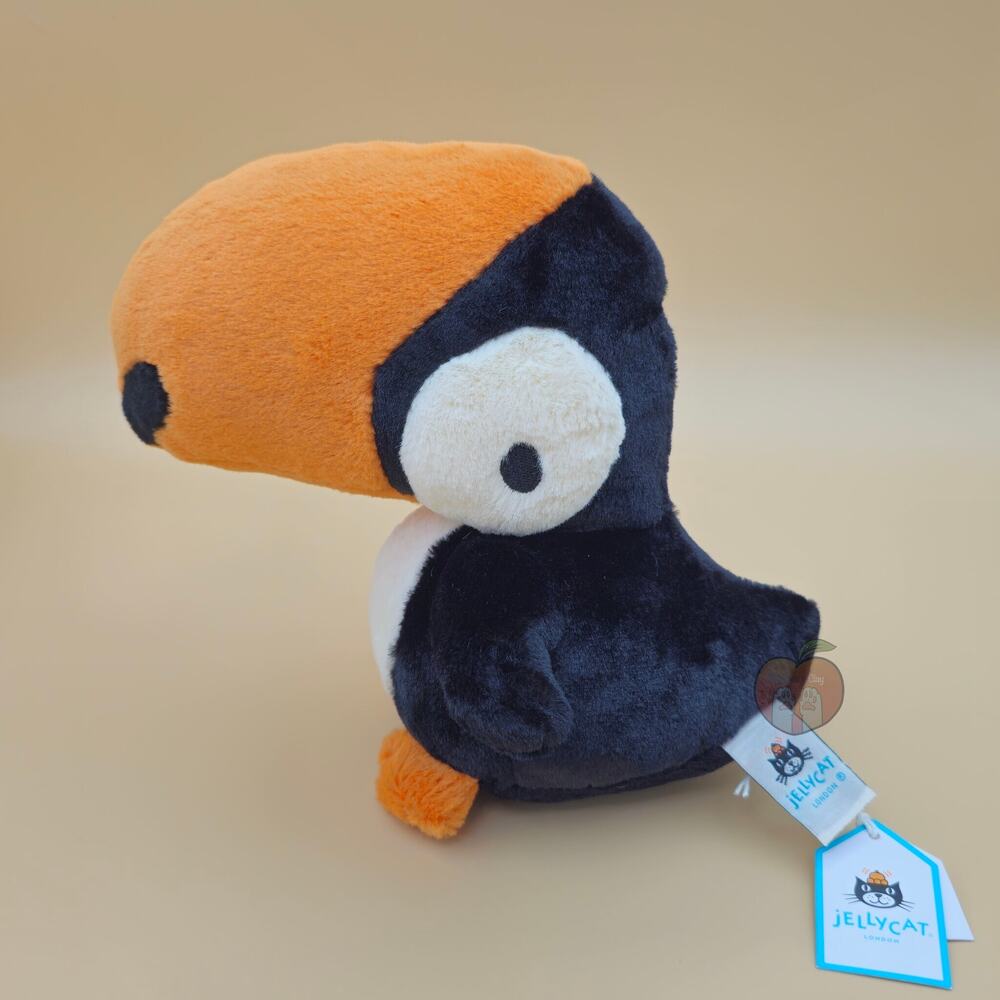 Jellycat Bodacious Beak Toucan - AUTHENTIC - NEW WITH TAGS